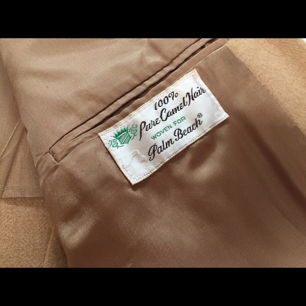 Palm Beach Vintage Camel hair sport coat. - Picture 5 of 8